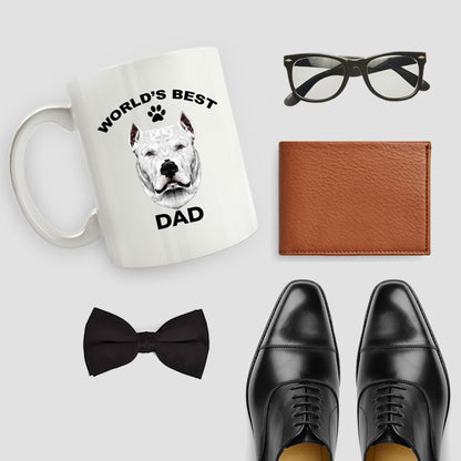 Dogo Argentino Best Dad Coffee Mug - Mallard Moon Gift Shop