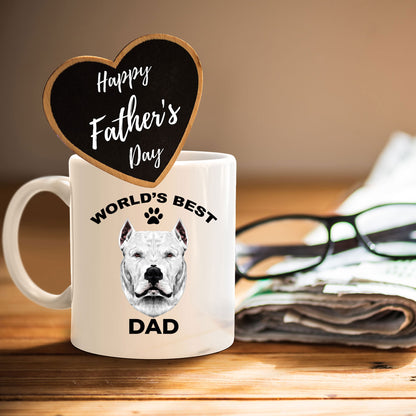 Dogo Argentino Best Dad Coffee Mug - Mallard Moon Gift Shop