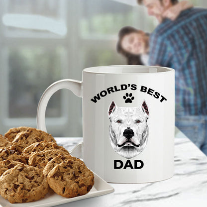 Dogo Argentino Best Dad Coffee Mug - Mallard Moon Gift Shop