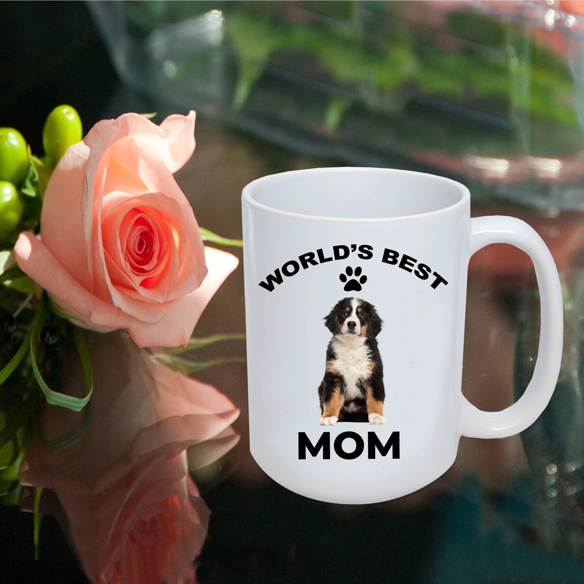Bernese Mountain Dog Best Mom coffee mug