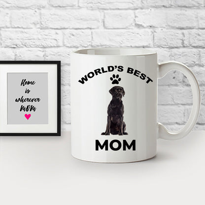 Black Labrador Retriever Best Mom coffee mug - Mallard Moon Gift Shop