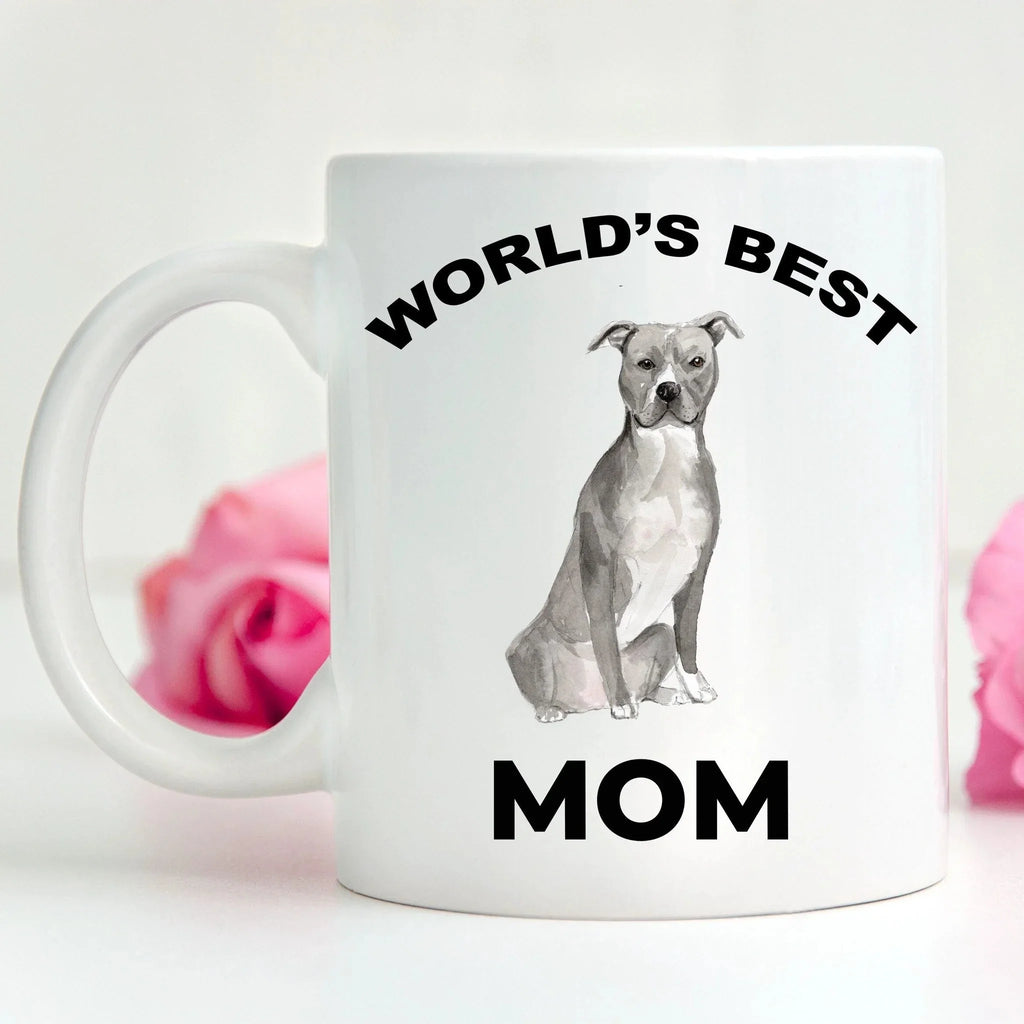 American Staffordshire Terrier Best Dog Mom coffee mug