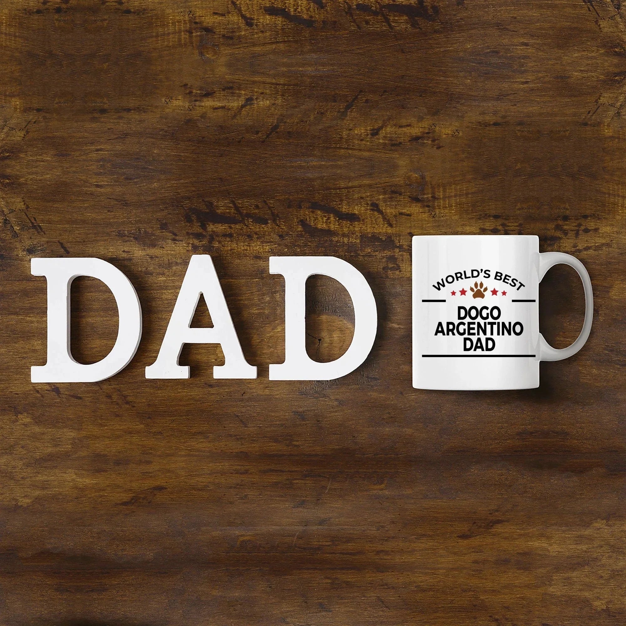 Dogo Argentino Dog Dad Mug