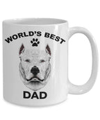 Dogo Argentino Best Dad Coffee Mug