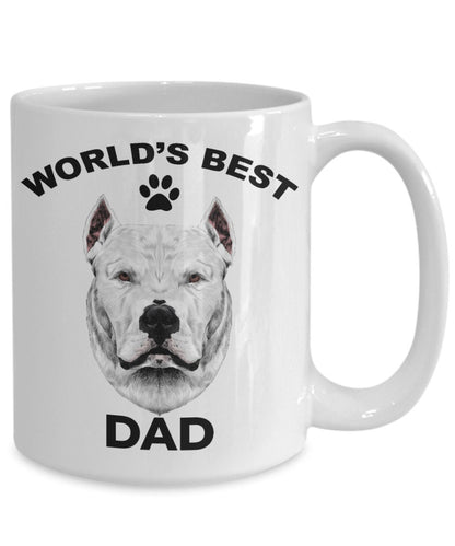 Dogo Argentino Best Dad Coffee Mug - Mallard Moon Gift Shop