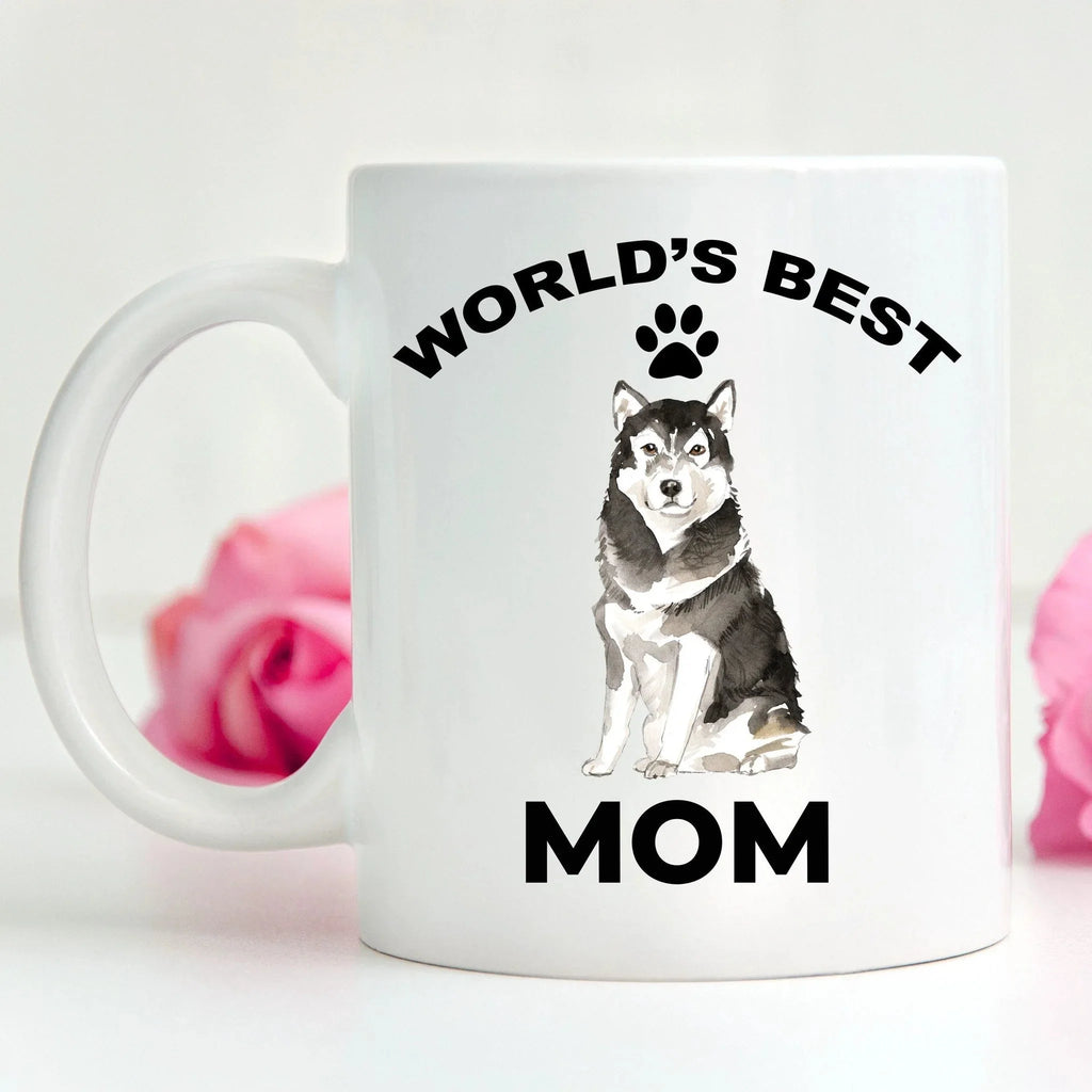 Alaskan Malamute Best Mom Coffee Mug - Full Wrap Edge To Edge Dye Sublimation For Vibrant Artwork