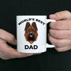 Briard Best Dog Dad Coffee mug