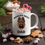 Briard Best Dog Dad Coffee mug
