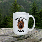 Briard Best Dog Dad Coffee mug