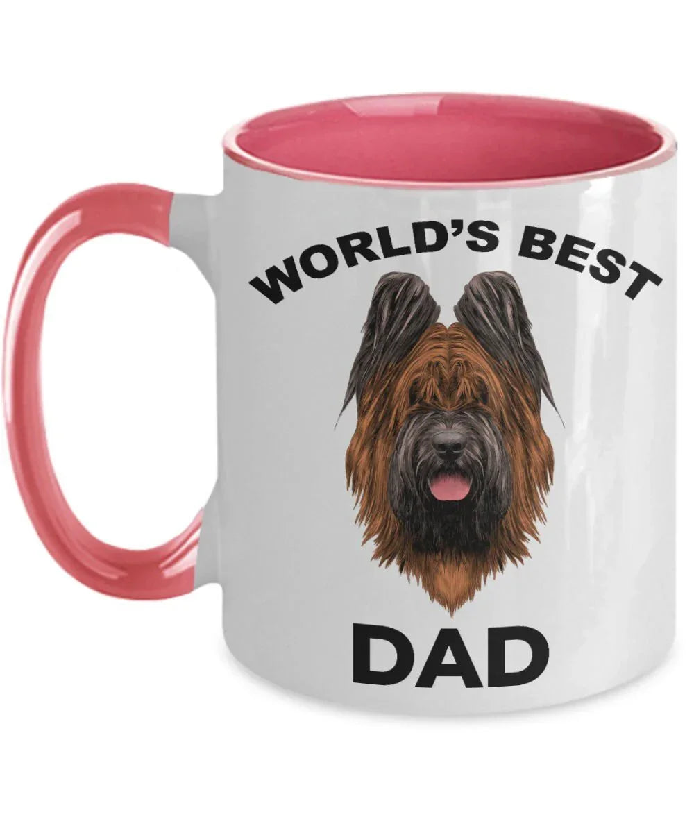 Briard Best Dog Dad Coffee mug