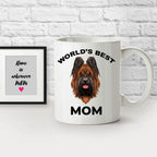 Briard Best Dog Mom coffee mug
