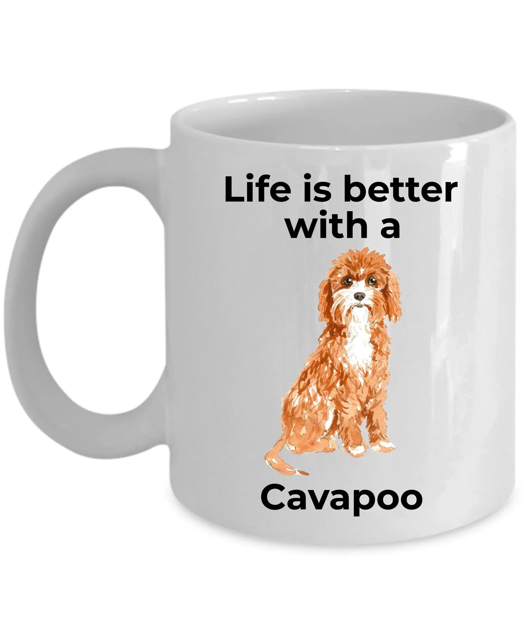 Cavapoo Life is Better Coffee Mug