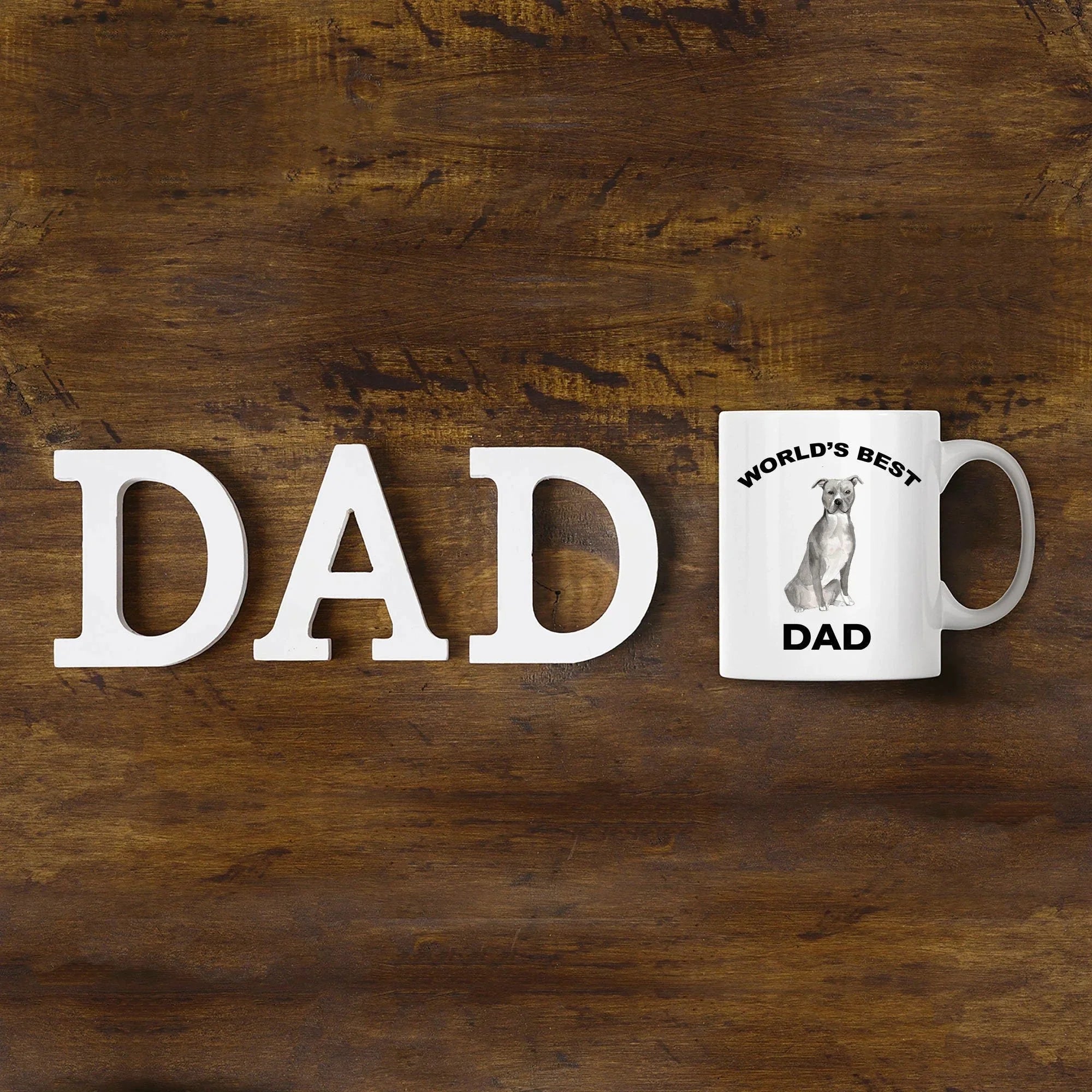 American Staffordshire Terrier Best Dog Dad Coffee Mug