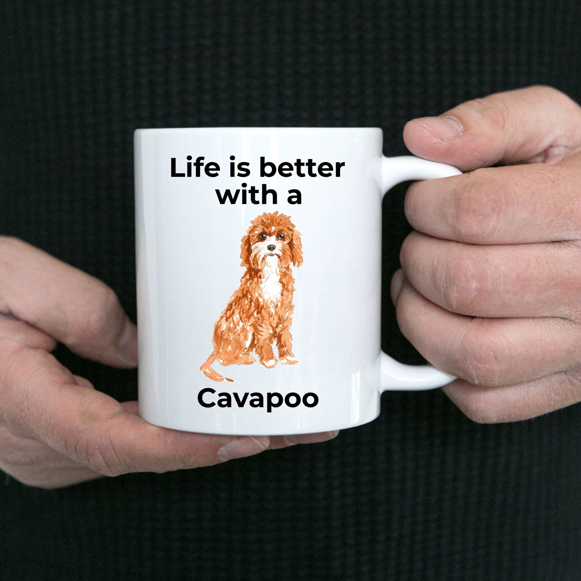 Cavapoo Life is Better Coffee Mug - Mallard Moon Gift Shop