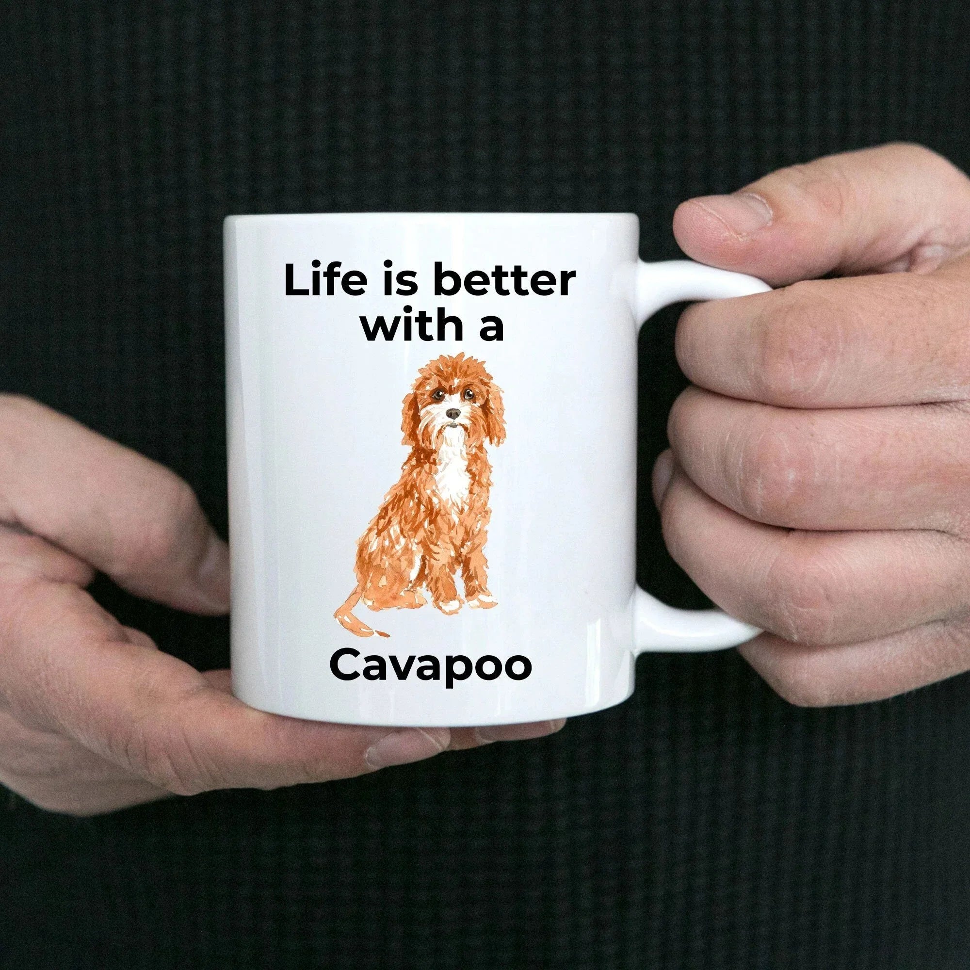 Cavapoo Life is Better Coffee Mug