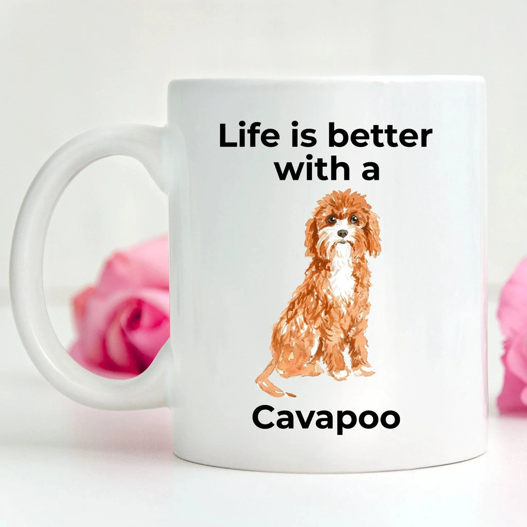 Cavapoo Life is Better Coffee Mug