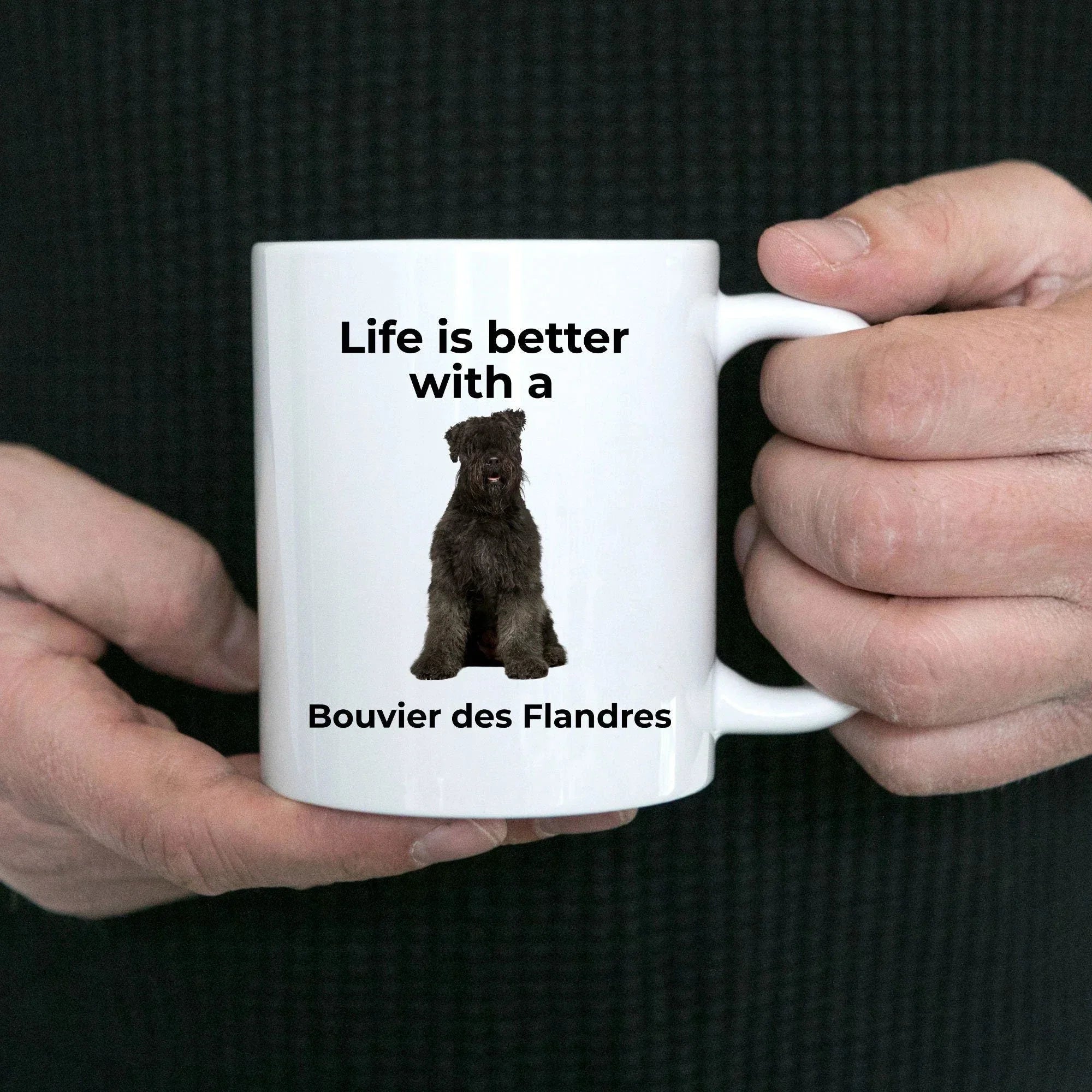 Bouvier des Flandres Coffee Mug - Life is Better