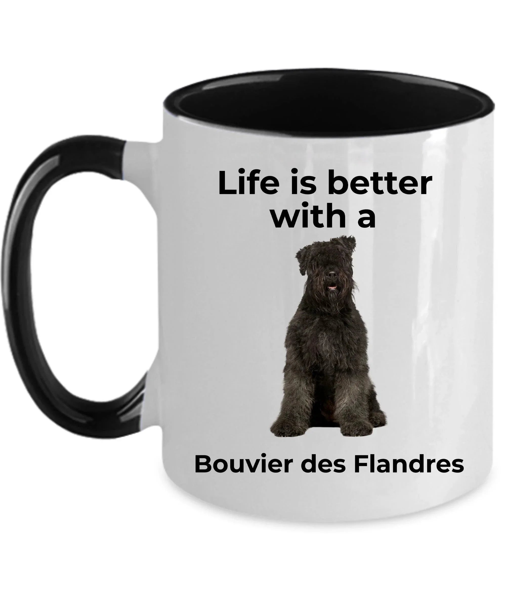 Bouvier des Flandres Coffee Mug - Life is Better