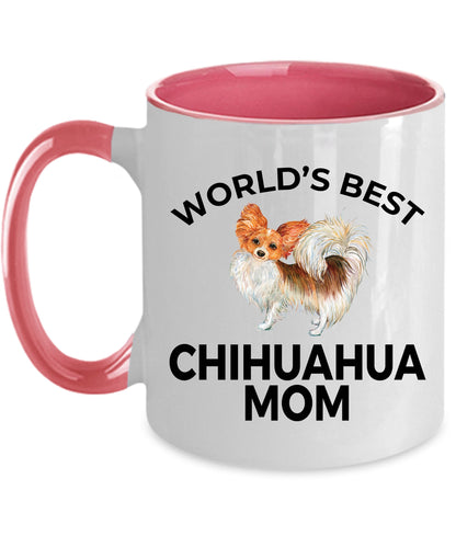 Chihuahua Long Haired Dog Mom Mug - Mallard Moon Gift Shop