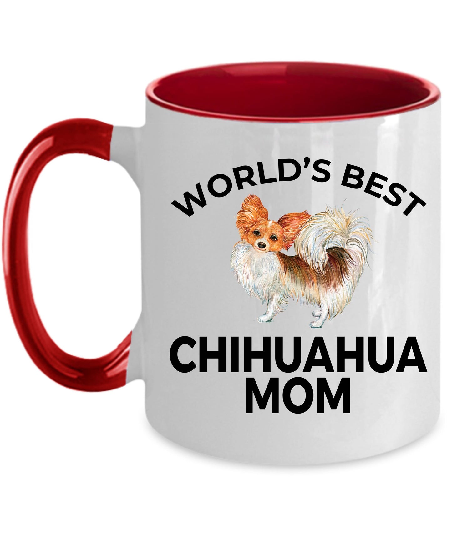 Chihuahua Long Haired Dog Mom Mug - Mallard Moon Gift Shop