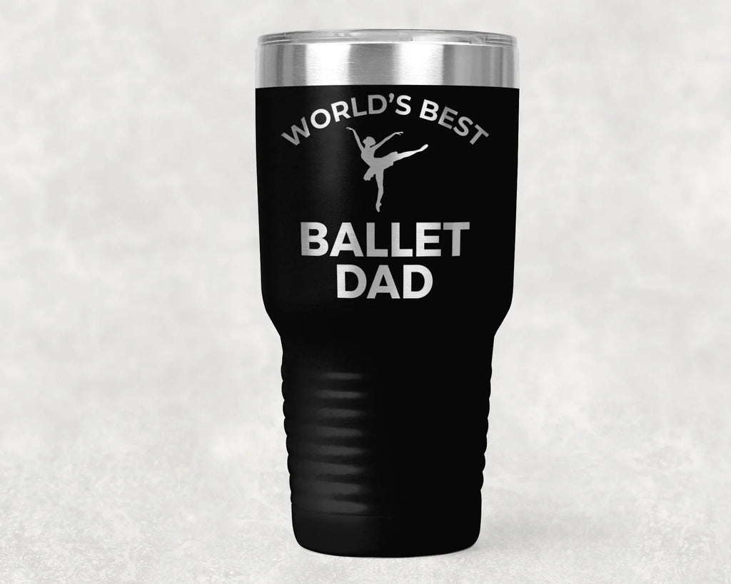 Ballet Dad Laser Etched Color Polar Camel Large 30oz Tumbler