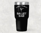 Ballet Dad Laser Etched Color Polar Camel Large 30oz Tumbler