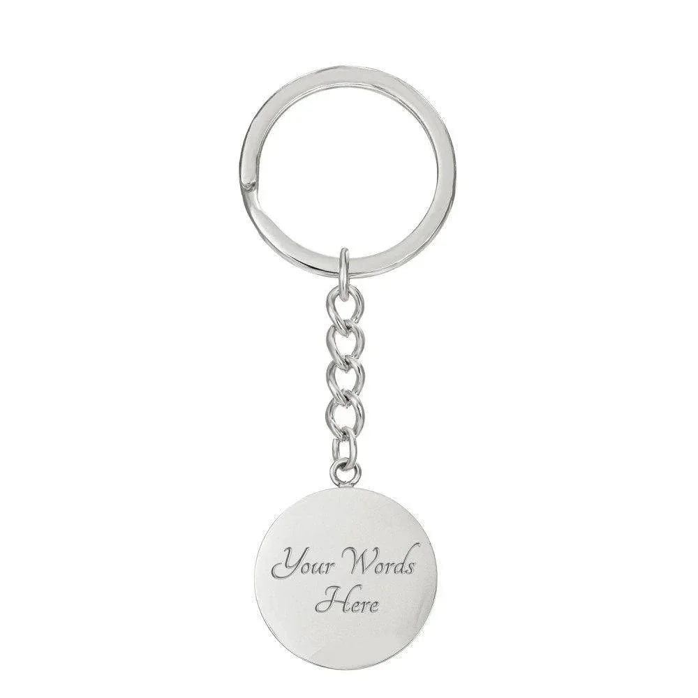 Dad of the Year Award Key Chain with optional Engraving