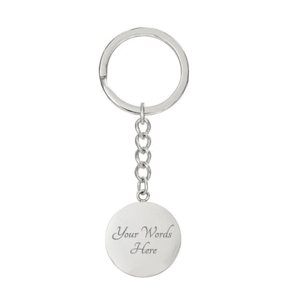 Dad of the Year Award Key Chain with optional Engraving - Mallard Moon Gift Shop
