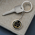 Dad of the Year Award Key Chain with optional Engraving