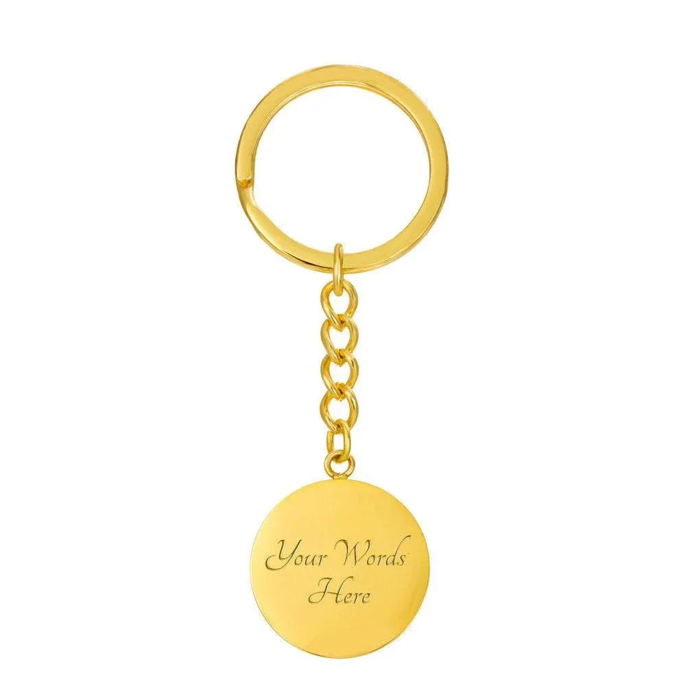 Dad of the Year Award Key Chain with optional Engraving