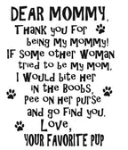 Funny Dog Mommy Polar Camel - 30 oz Ringneck Tumbler {Laser Etched No Colored Art}