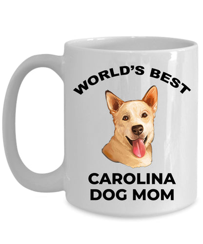 Carolina Best Dog Mom Custom Photo Coffee Mug - Mallard Moon Gift Shop