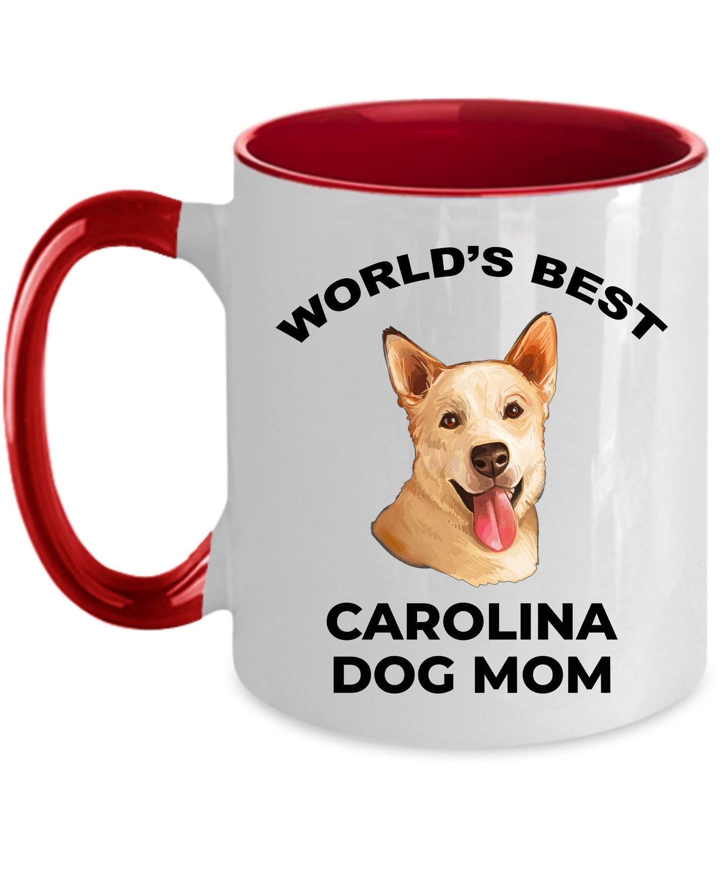 Carolina Best Dog Mom Custom Photo Coffee Mug - Mallard Moon Gift Shop