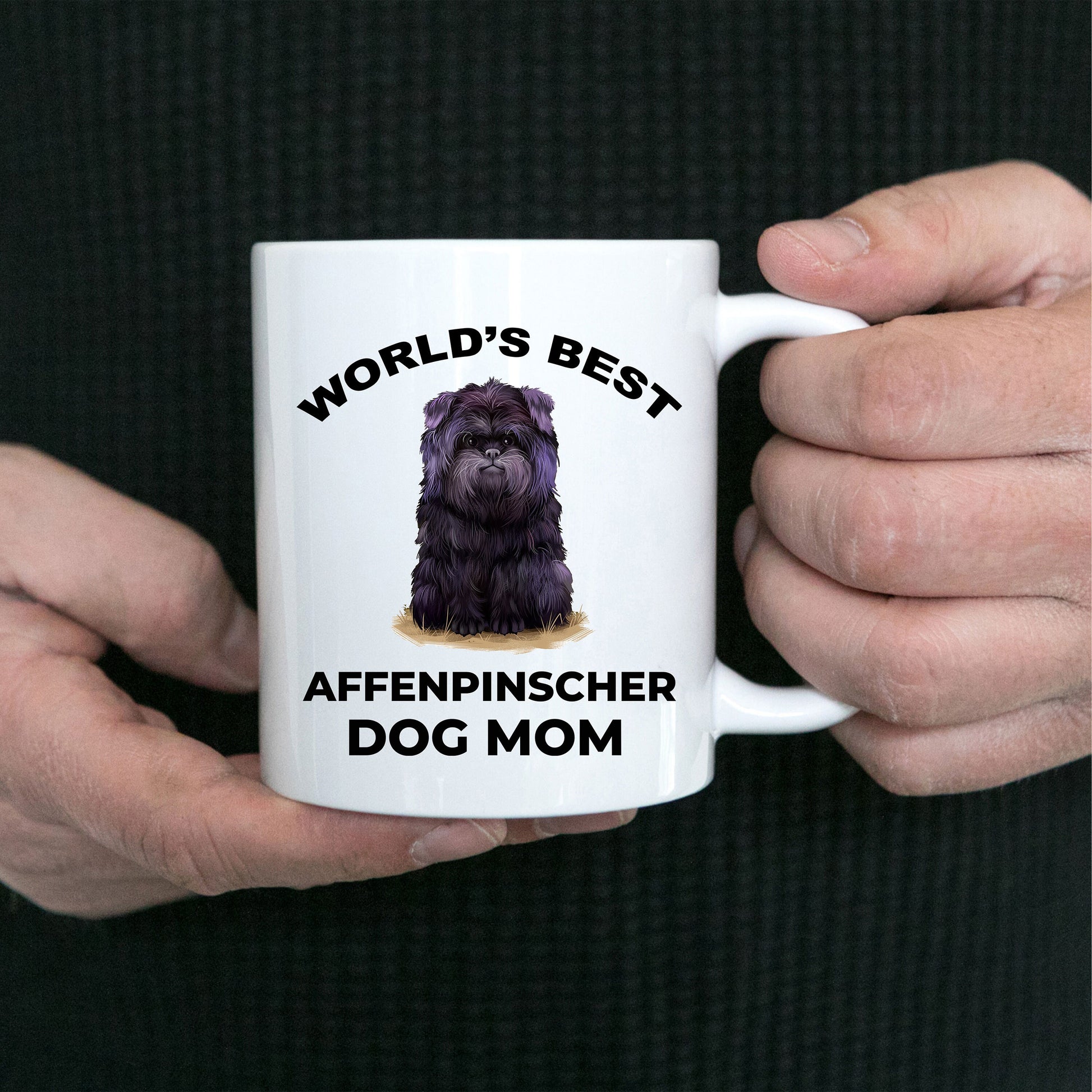 Affenpinscher Dog Best Mom Coffee Mug - Mallard Moon Gift Shop