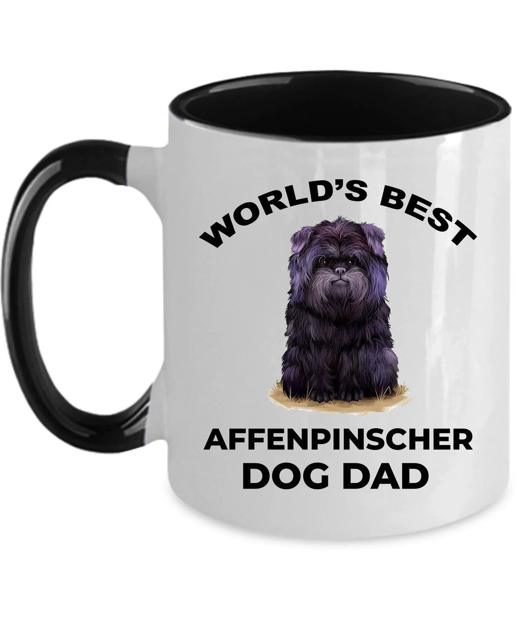 Affenpinscher Dog Best Dad ceramic coffee mug