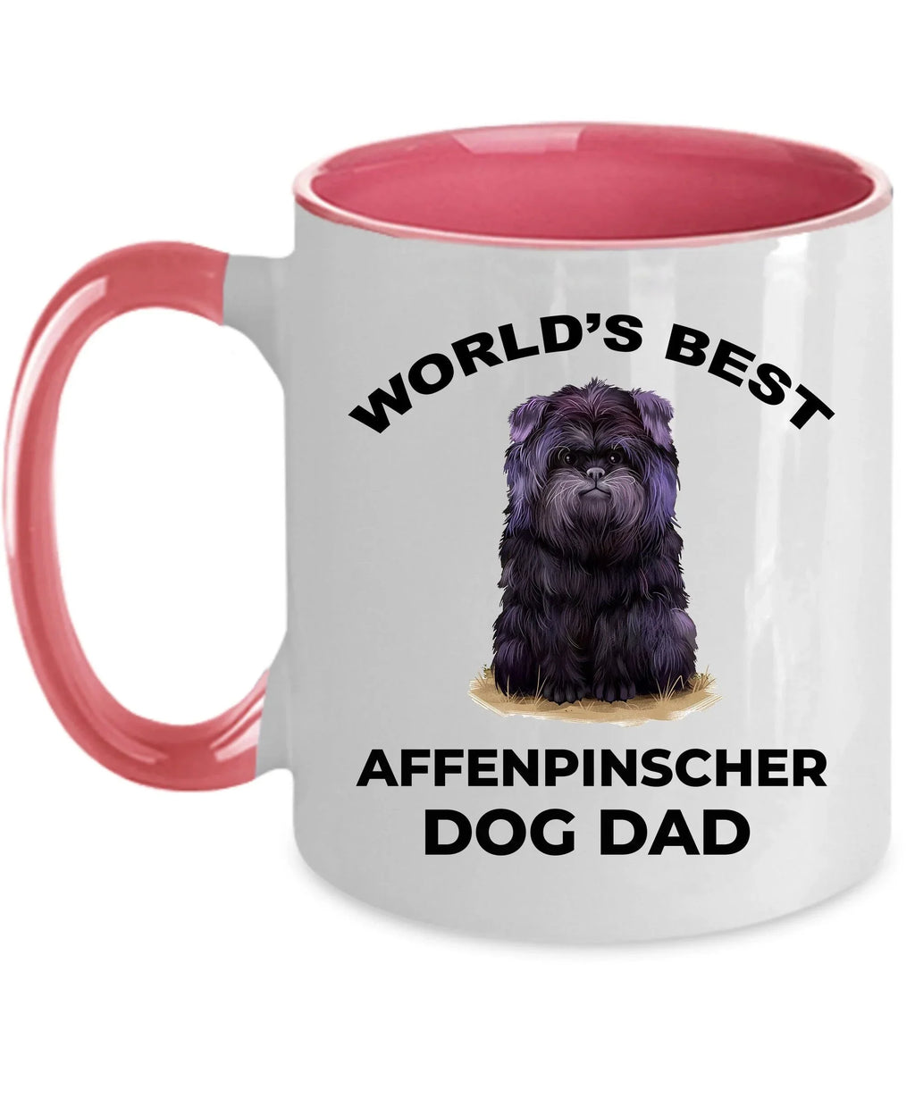 Affenpinscher Dog Best Dad ceramic coffee mug