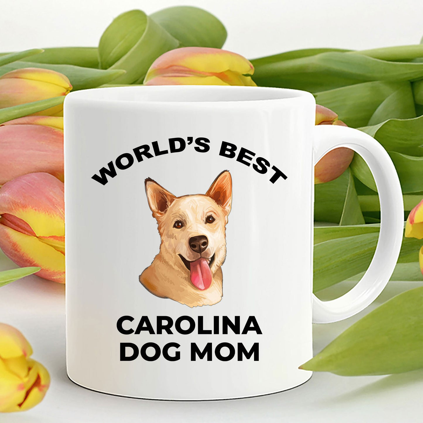 Carolina Best Dog Mom Custom Photo Coffee Mug - Mallard Moon Gift Shop