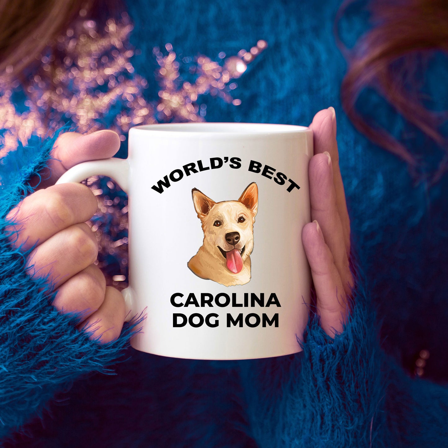 Carolina Best Dog Mom Custom Photo Coffee Mug - Mallard Moon Gift Shop