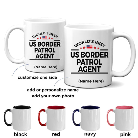 US Border Patrol Agent Custom Coffee Mug