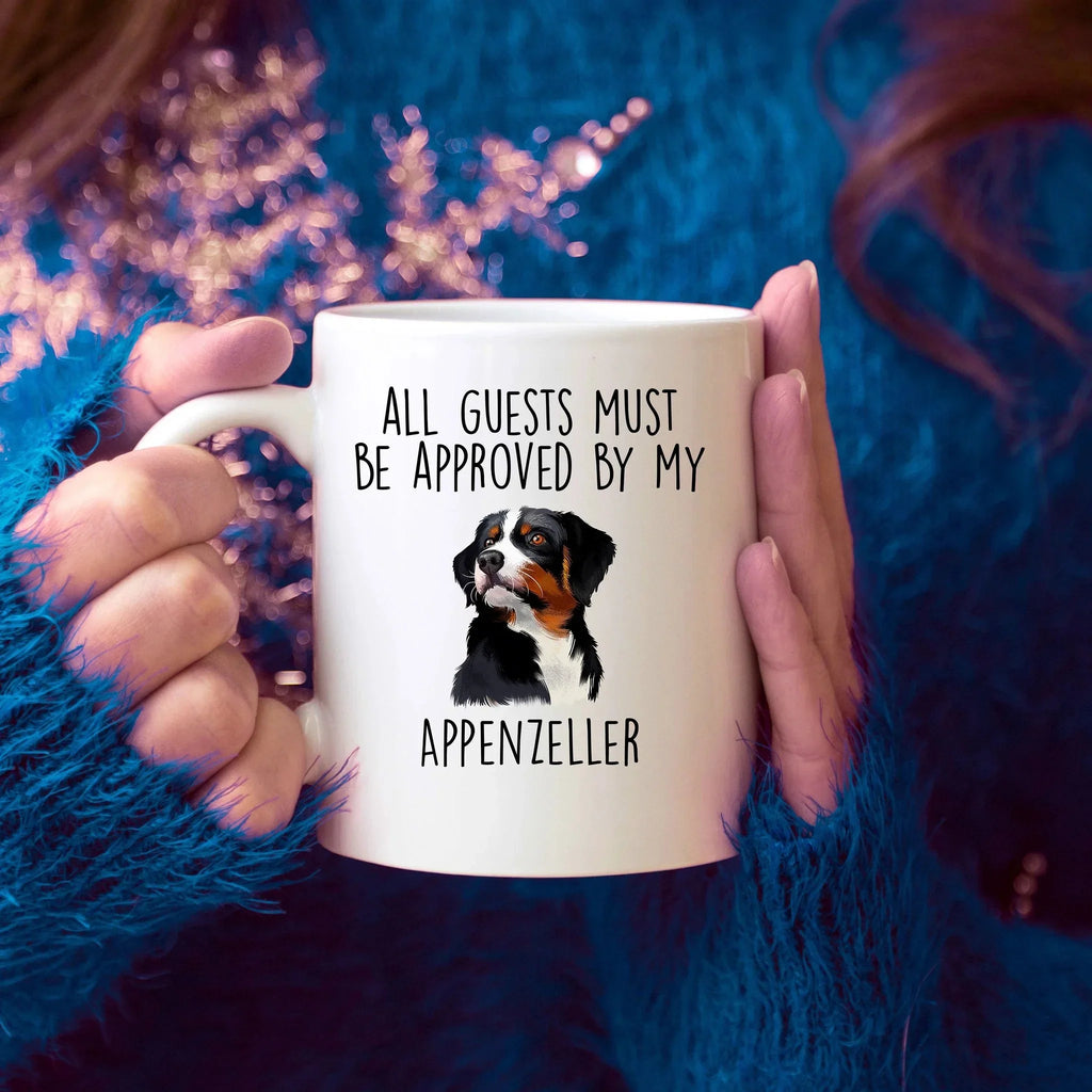 Funny Appenzeller Sennenhund -Guests Must Be Approved Coffee Mug