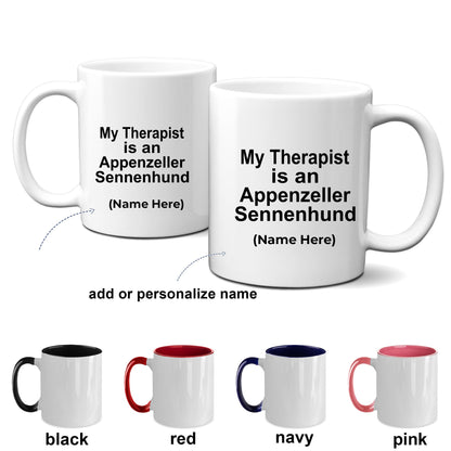 Appenzeller Sennenhund Dog Therapist Mug - Mallard Moon Gift Shop