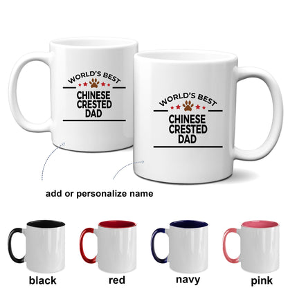 Chinese Crested Dog Dad Mug - Mallard Moon Gift Shop