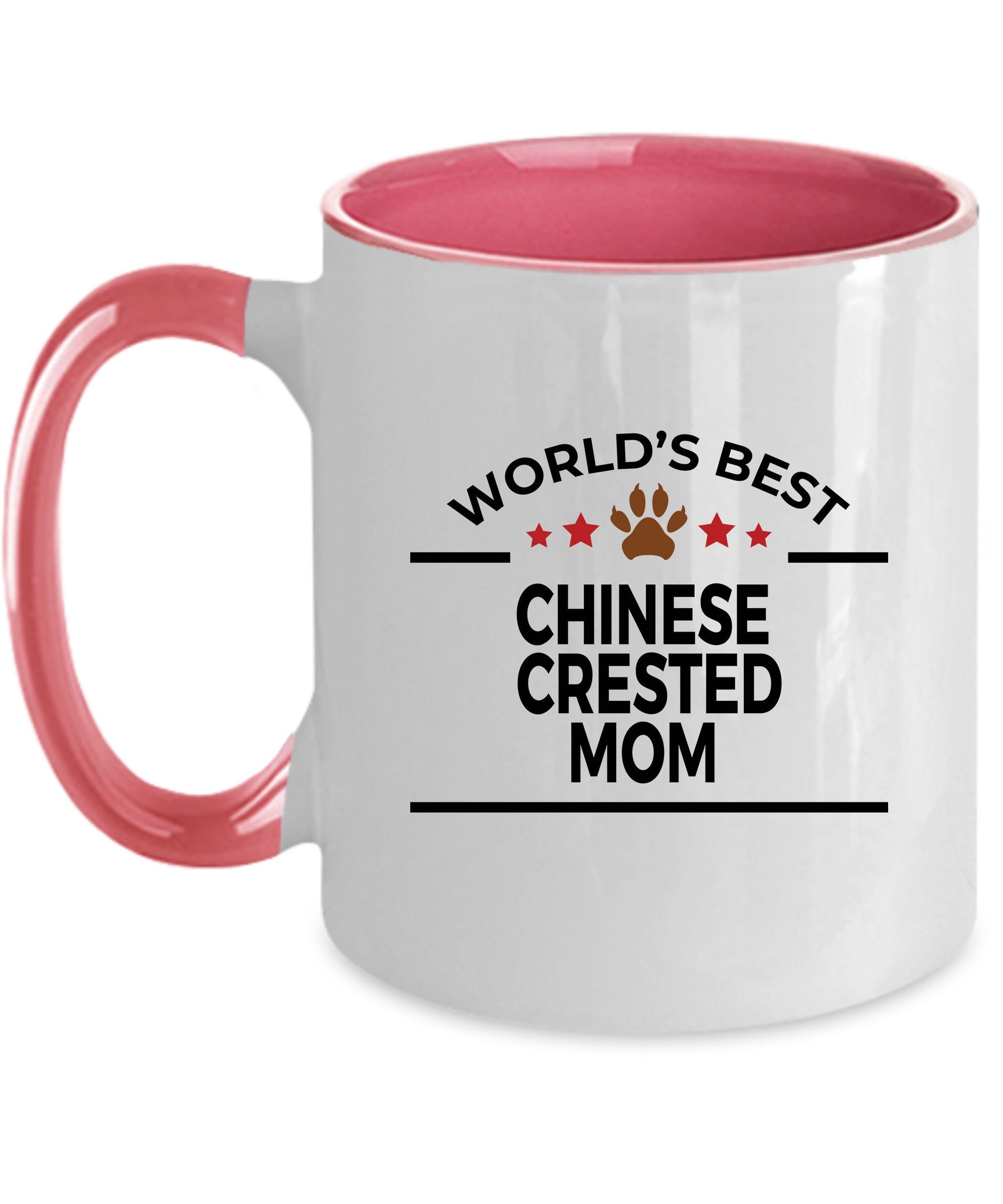 Chinese Crested Best Dog Mom Ceramic Coffee Mug - Mallard Moon Gift Shop