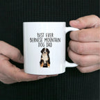 Best Ever Bernese Mountain Dog Dad Custom ceramic coffee mug