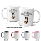 Best Ever Bernese Mountain Dog Mom Custom Ceramic Coffee Mug