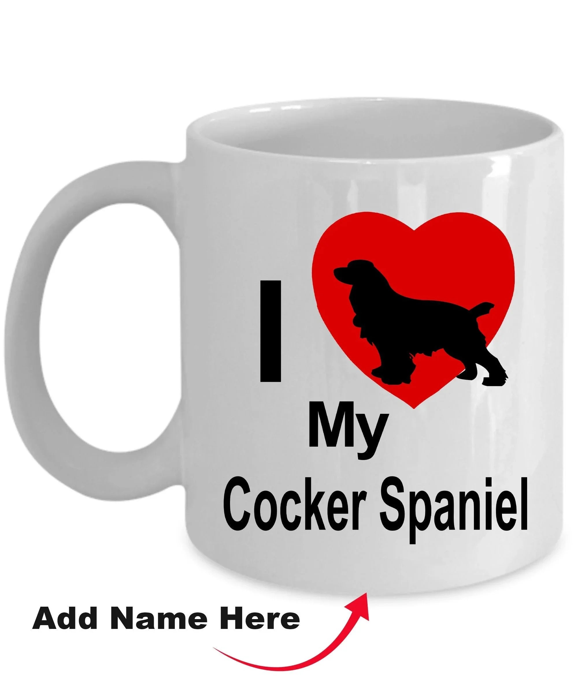 Cocker Spaniel Dog Lover Custom Ceramic Coffee Mug