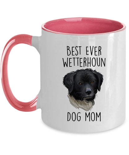 Best Ever Wetterhoun Dog Mom Ceramic Coffee Mug - Mallard Moon Gift Shop