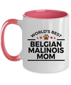 Belgian Malinois World's Best Dog Mom Custom Ceramic Coffee Mug
