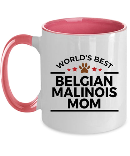 Belgian Malinois World's Best Dog Mom Custom Ceramic Coffee Mug - Mallard Moon Gift Shop