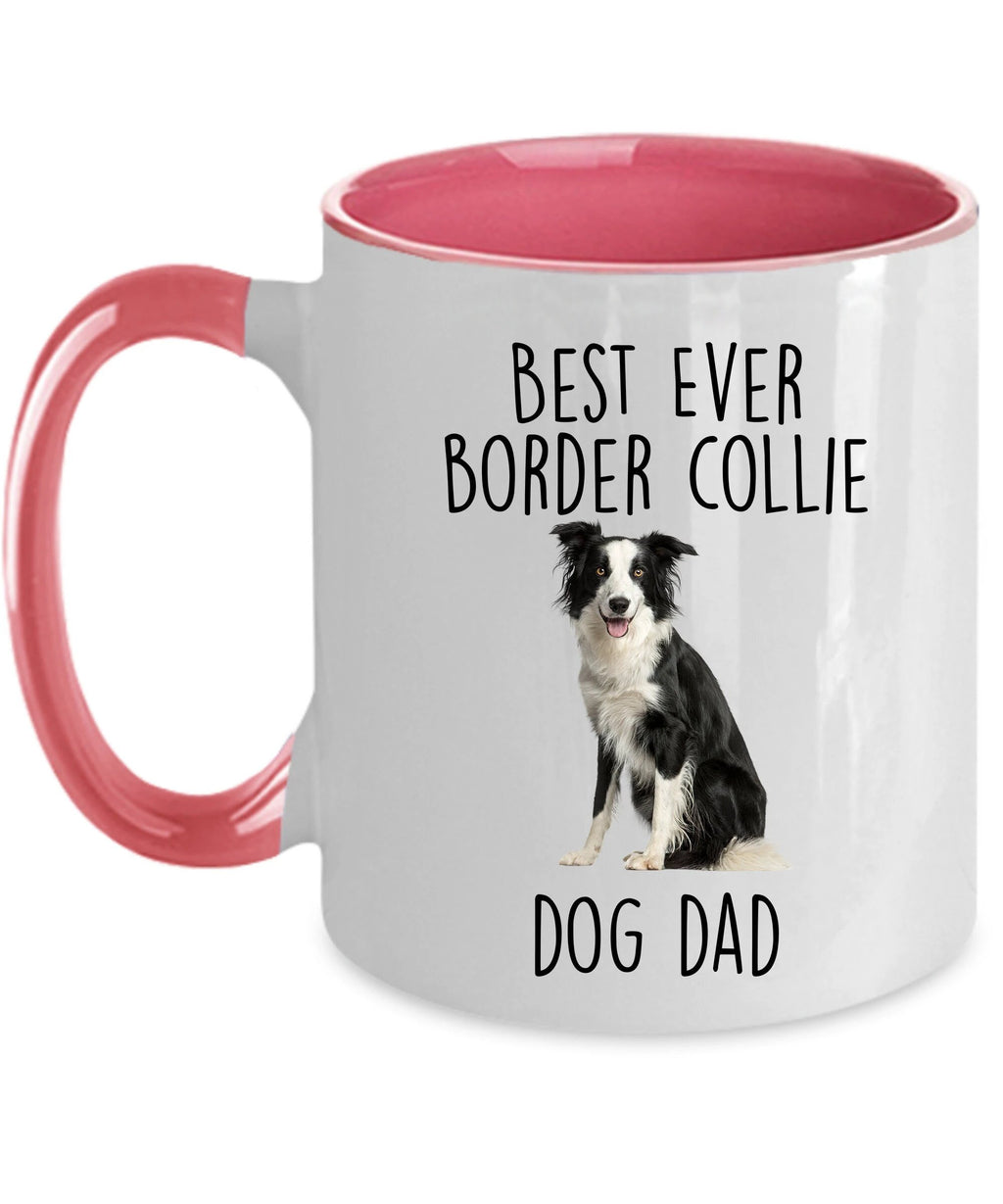 Best Ever Border Collie Dog Mom Custom Ceramic Coffee Mug